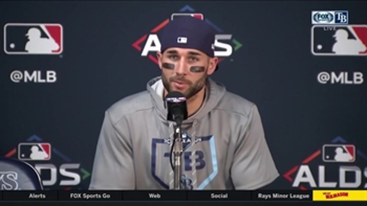 ALDS Game 3: Kevin Kiermaier on his pivotal home run, preparing to face Justin Verlander