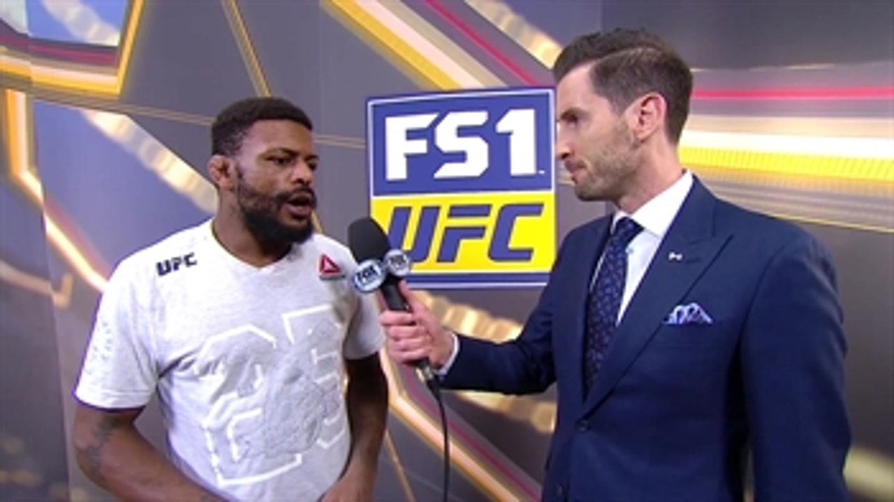 Michael Johnson talks after victory ' INTERVIEW '  POST-FIGHT ' UFC FIGHT NIGHT