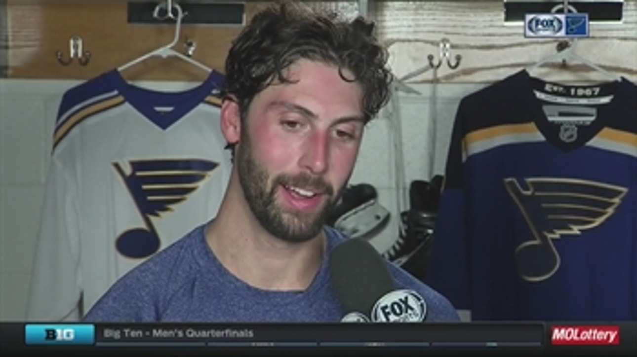 Bortuzzo on eye contact with Edmundson on pass: 'We were like star-crossed lovers'