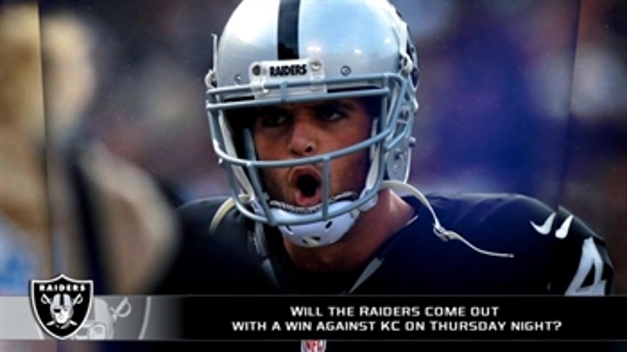 Can Raiders right the ship against the Chiefs Thursday night?