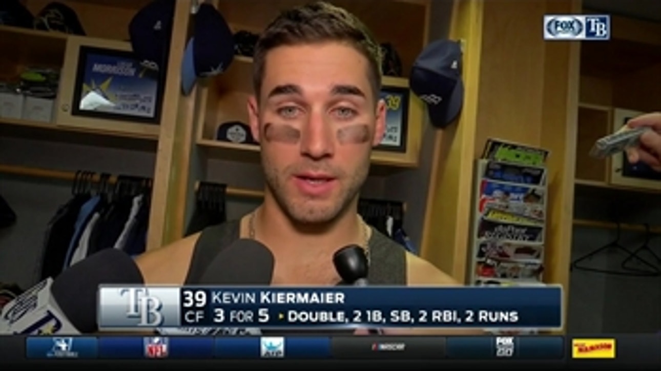 Kevin Kiermaier says everyone did their part Monday night