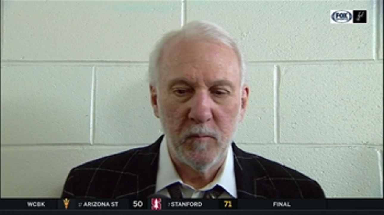 Gregg Popovich on loss, gives credit to the Knicks