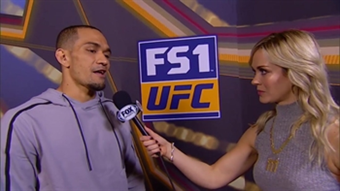 Yancy Medeiros talks to Laura Sanko ' WEIGH-IN ' UFC FIGHT NIGHT