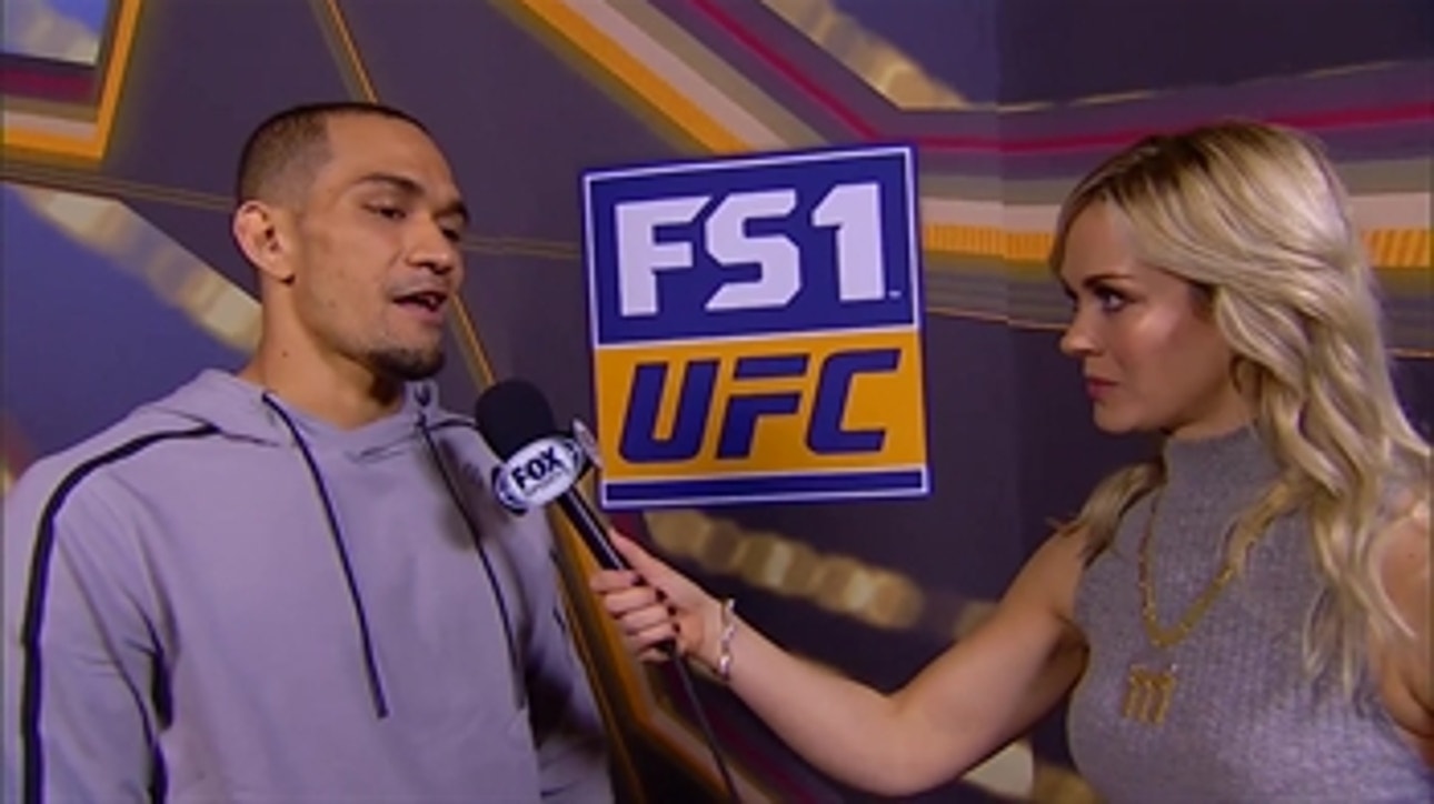 Yancy Medeiros talks to Laura Sanko ' WEIGH-IN ' UFC FIGHT NIGHT