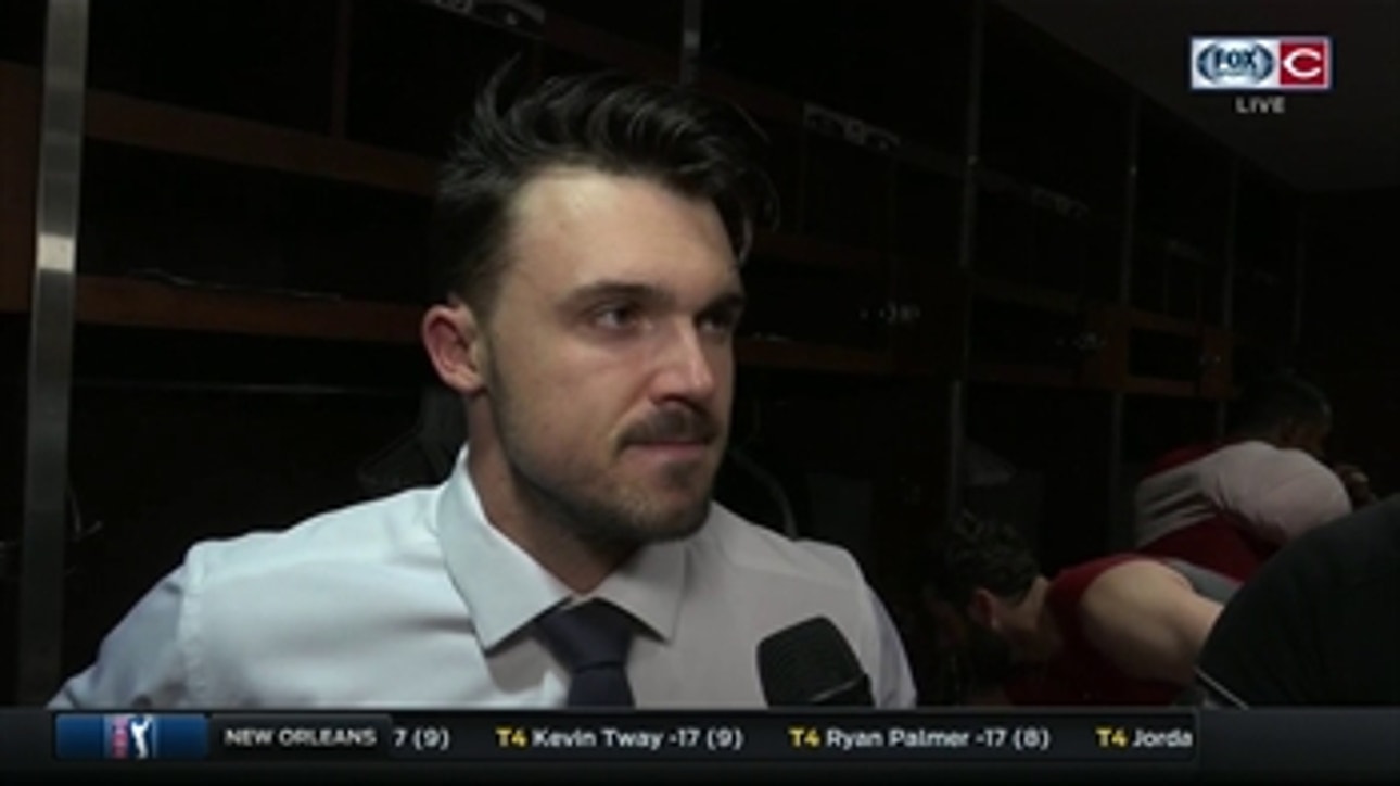 Adam Duvall comments on career ties to Mike Leake, successful afternoon in St. Louis