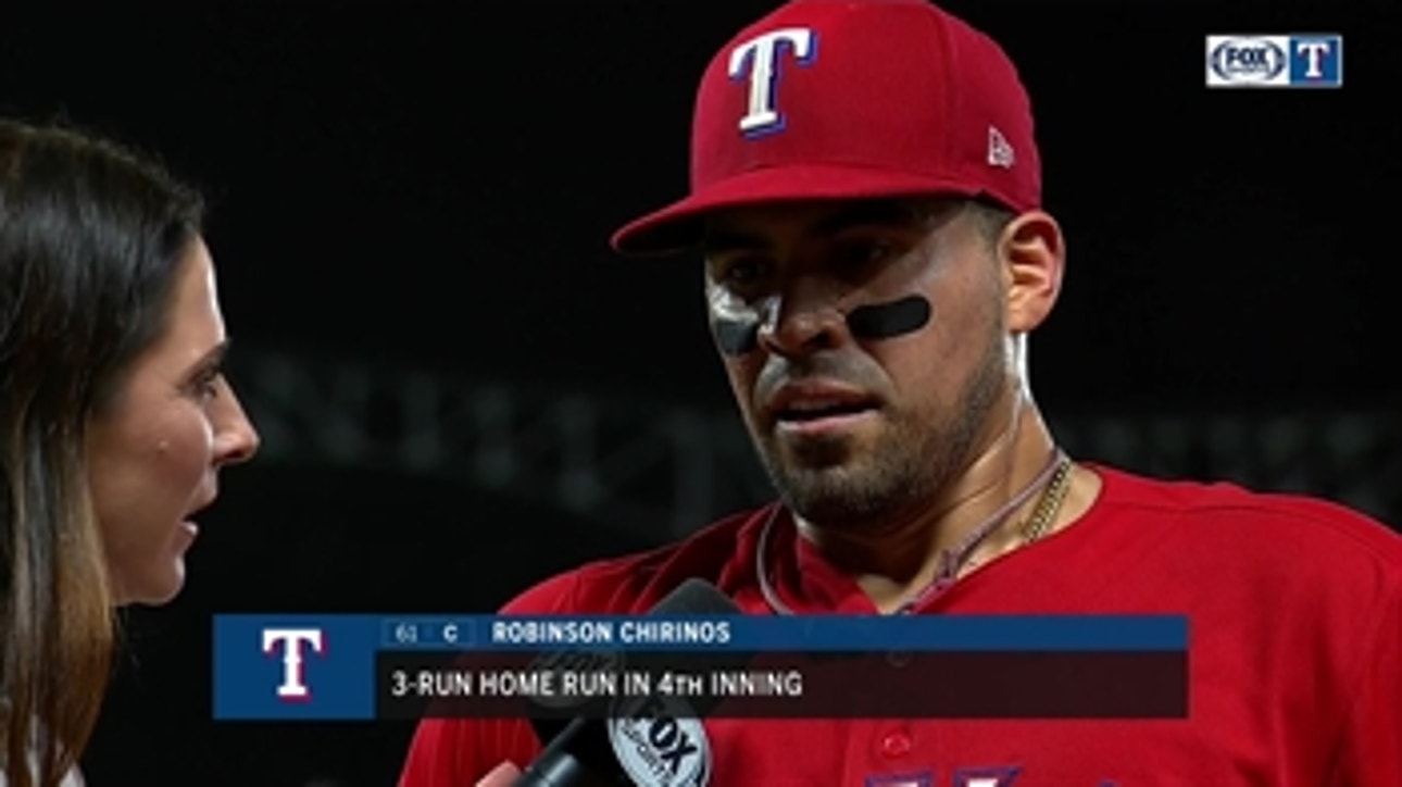 Robinson Chirinos' 3-Run Home Run lifts Rangers over D-Backs