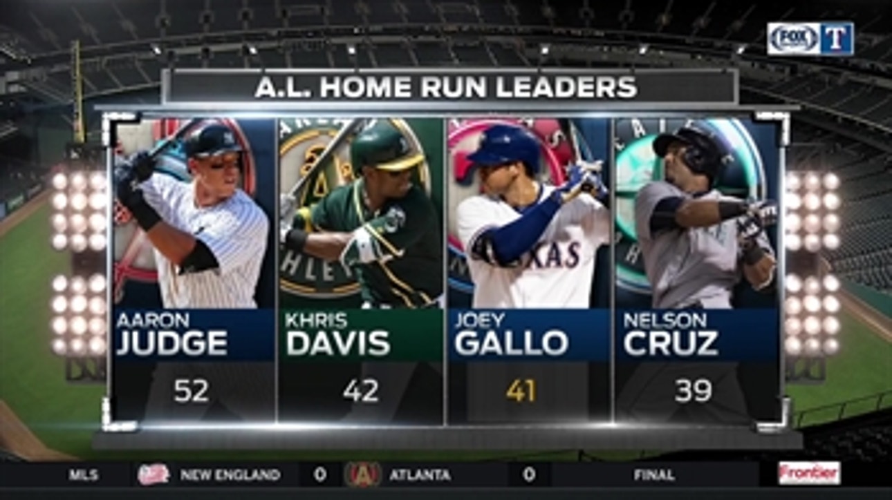 It's been a good year for Joey Gallo ' Rangers Live