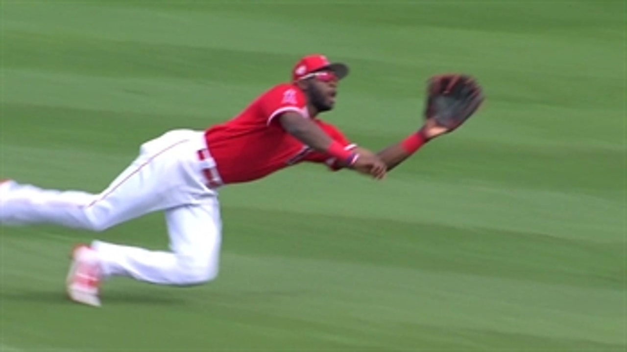 Torii Hunter Jr. makes spectacular diving grab, says he gets constant advice from his father