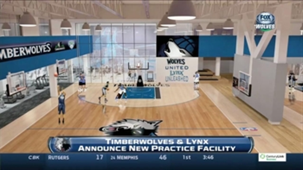 Wolves and Lynx new practice facility press conference