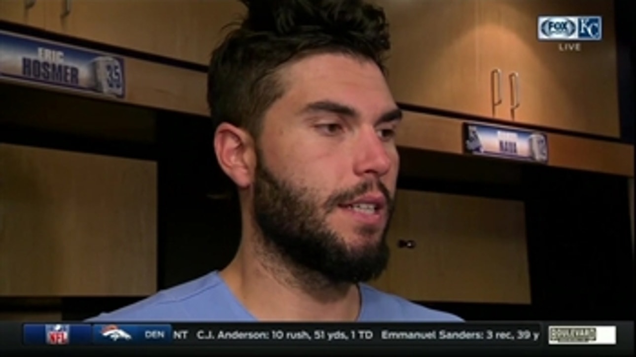 Hosmer reflects on setting a new career high in RBIs