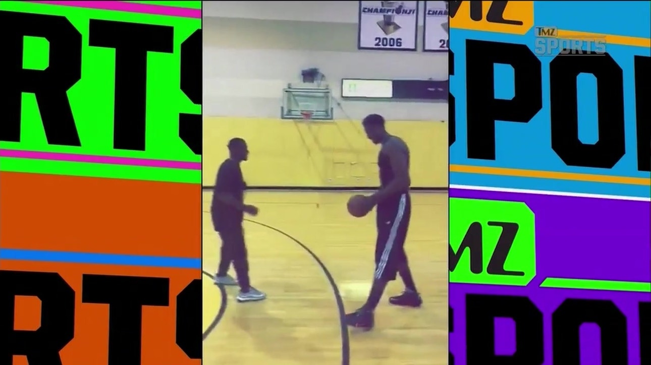Antonio Brown played 1-on-1 with Hassan Whiteside and looked good ' TMZ SPORTS