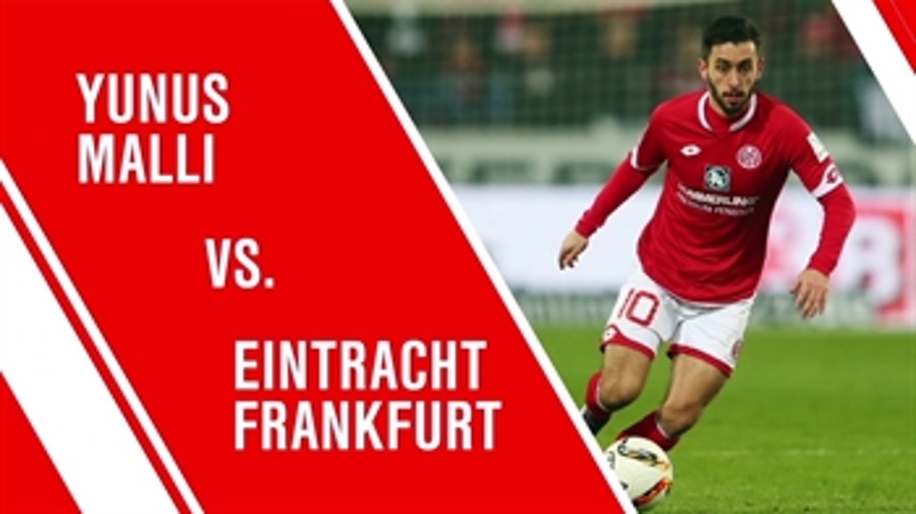 Yunus Malli vs. Frankfurt: All Touches ' 2015-16 Bundesliga Highlights