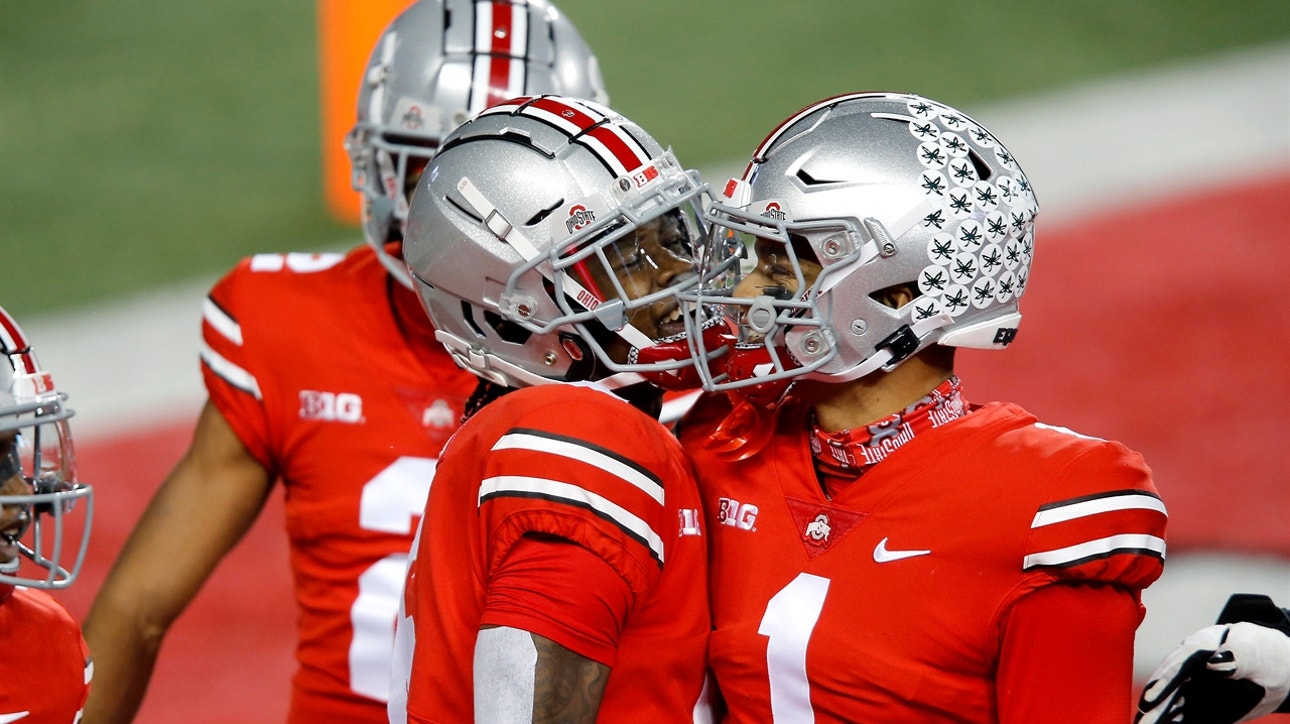 No. 3 Ohio State runs past Rutgers, 49-27, thanks to Justin Fields' six touchdowns