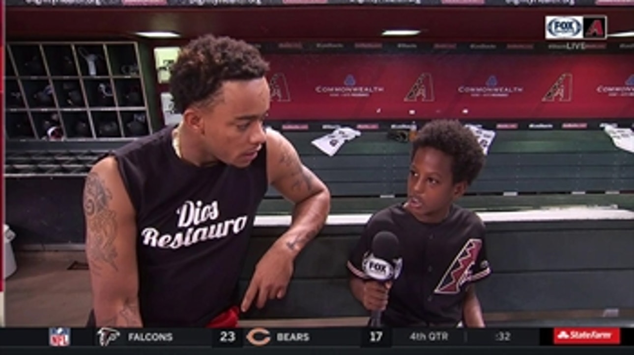 KidKaster Isaiah Lieberman gets the scoop on Ketel Marte's wardrobe