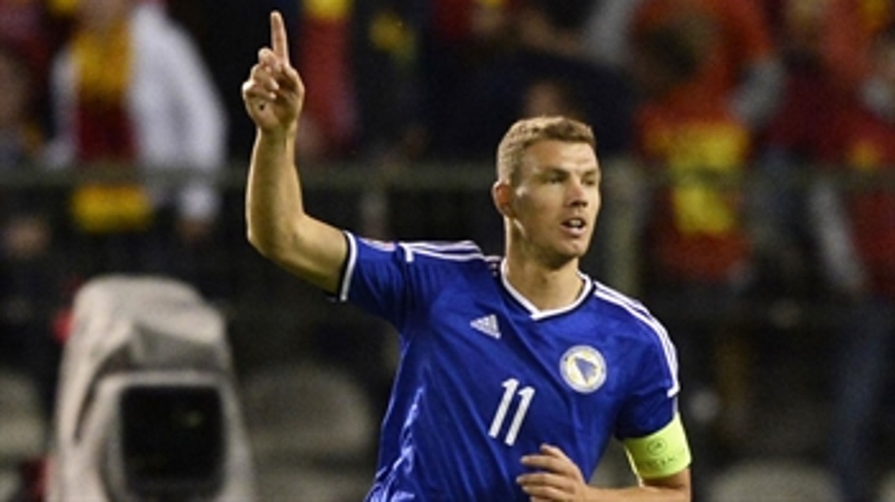 Dzeko heads in Bosnia-Herzegovina's go-ahead - Euro 2016 Qualifiers Highlights
