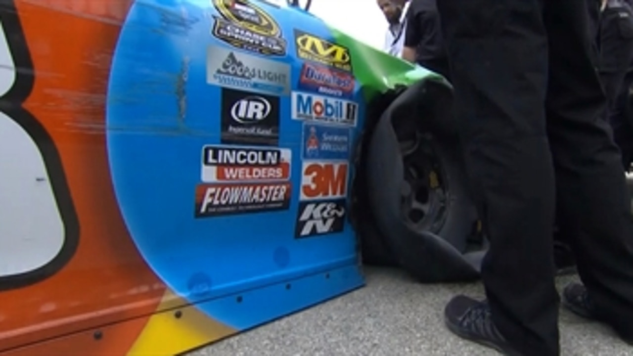 CUP: Kyle Busch Hits Wall During First Practice - Texas 2016