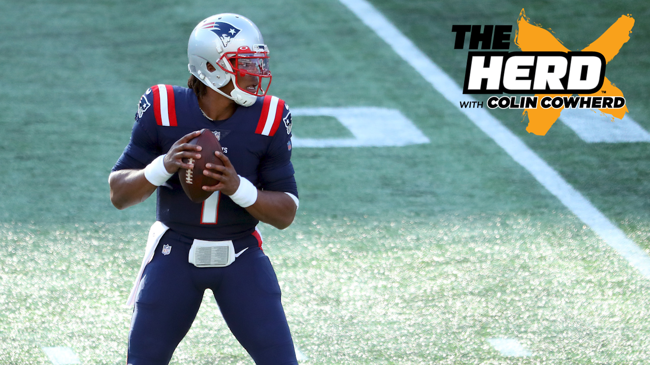 Patriots Insider Tom Curran reacts to re-signing of Cam Newton; Talks salary cap & NFL Draft ' THE HERD