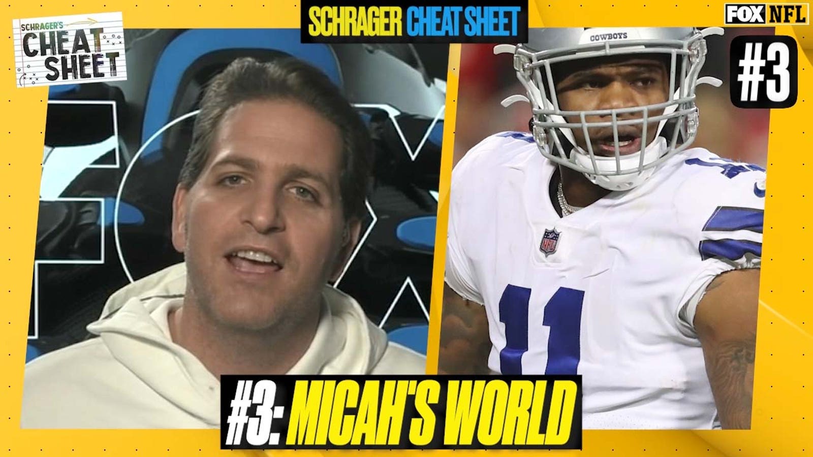 Micah Parsons Cowboys' MVP? Can Rams win Super Bowl? | Schrager's Cheat Sheet Wk 15 |