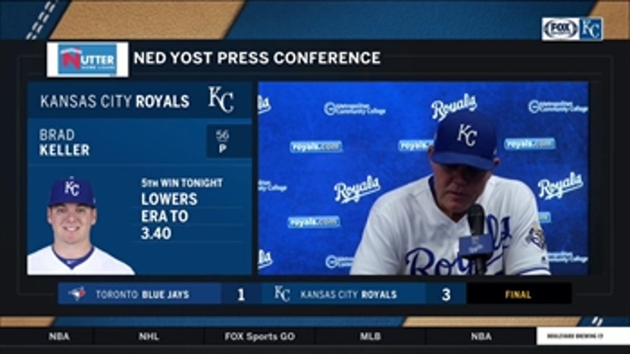 Yost on Keller's outing: 'He did an awesome job'
