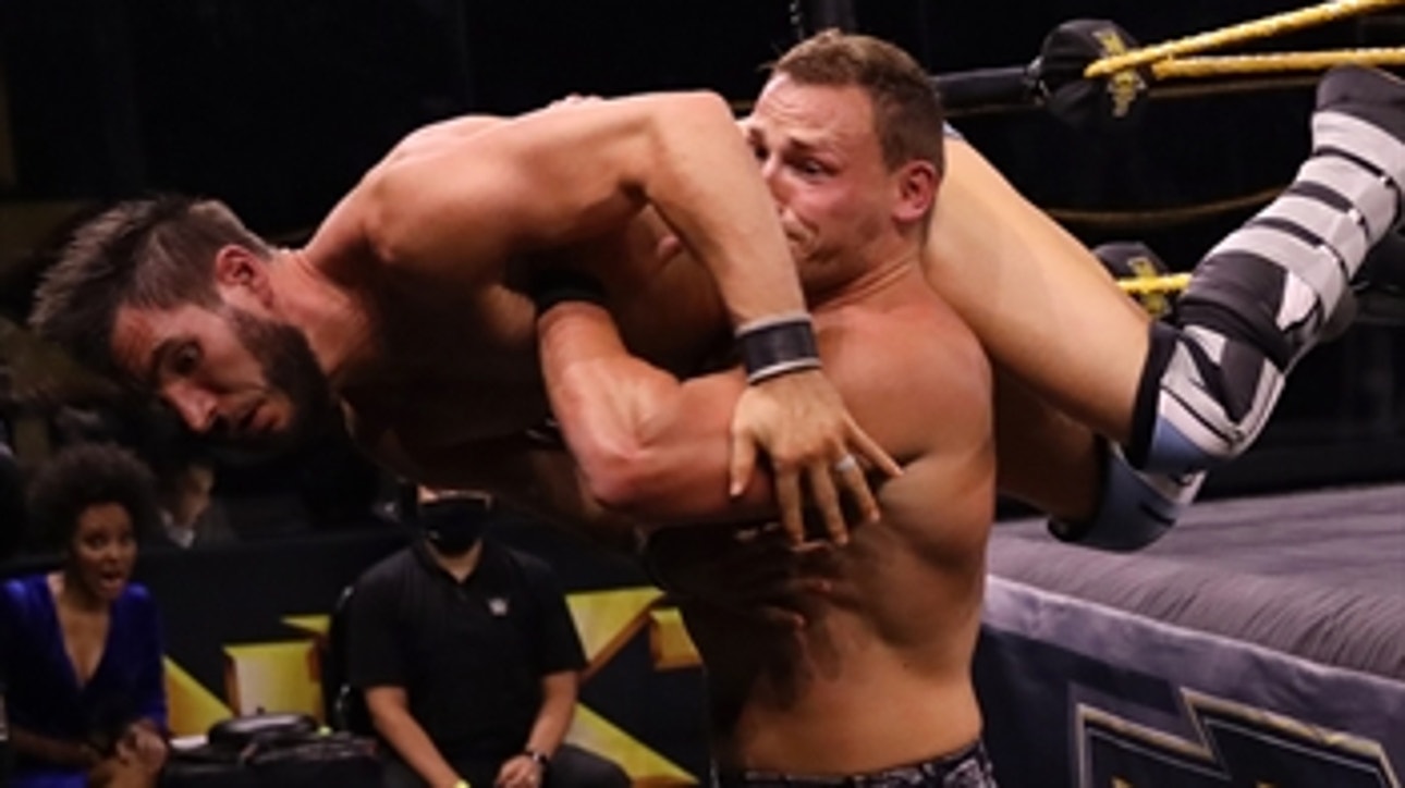Johnny Gargano w/Candice LeRae vs. Ridge Holland - Second-Chance Match: WWE NXT, Aug. 19, 2020