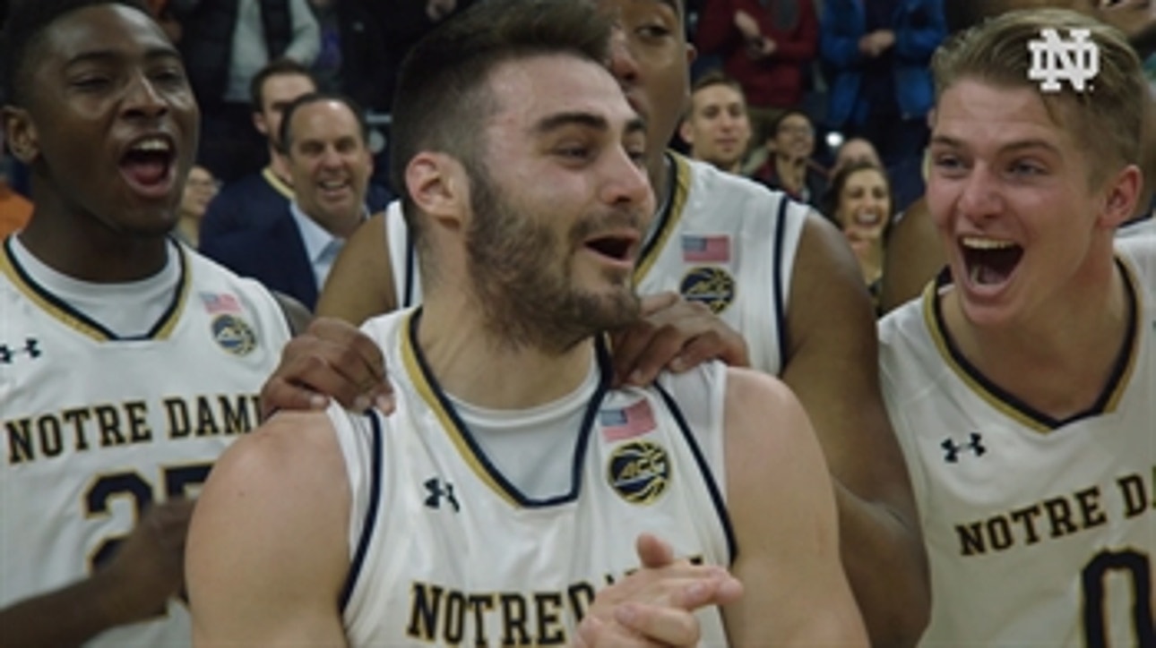 Notre Dame basketball player gets awesome surprise from his brother in the army 