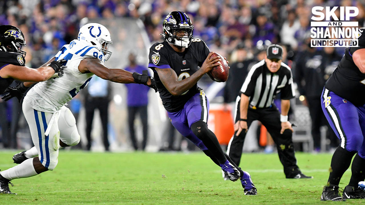 "Lamar Jackson was sensational" — Shannon Sharpe reacts to the Raven's overtime win vs. Colts in Week 5 I UNDISPUTED