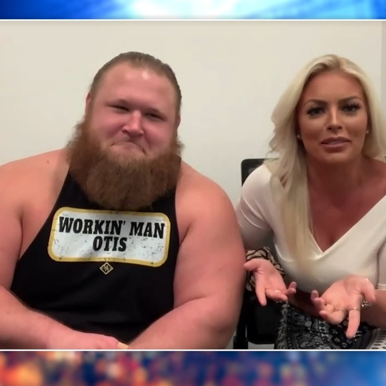 Otis and Mandy Rose on his Money in the photo