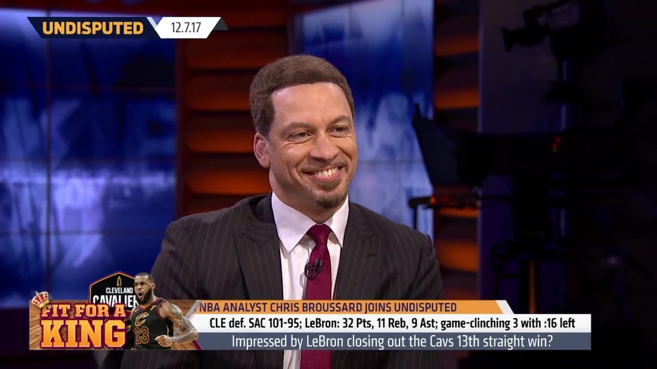 Chris Broussard on LeBron's Cavaliers winning their 13th straight game ' UNDISPUTED