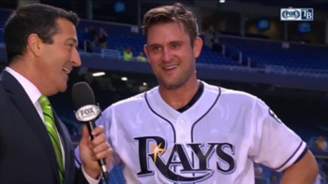 Nick Ciuffo joins Rich Hollenberg after hitting 1st MLB home run