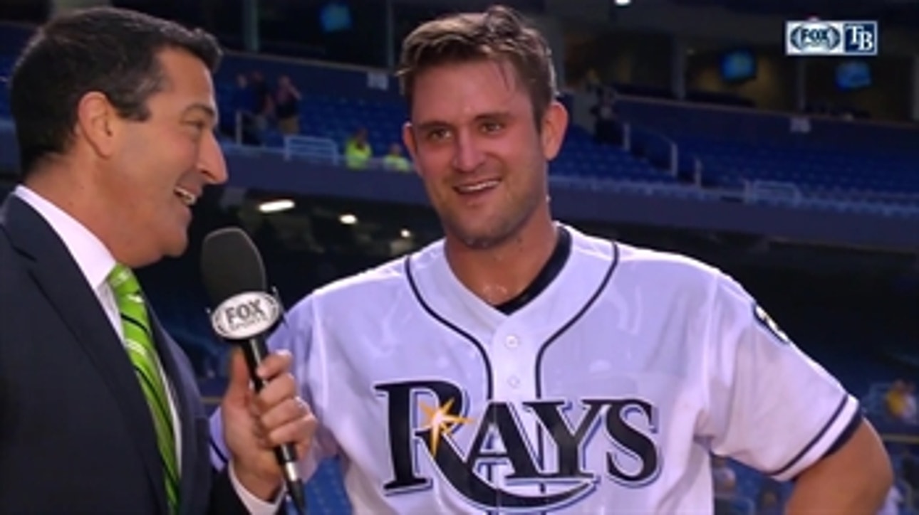 Nick Ciuffo joins Rich Hollenberg after hitting 1st MLB home run