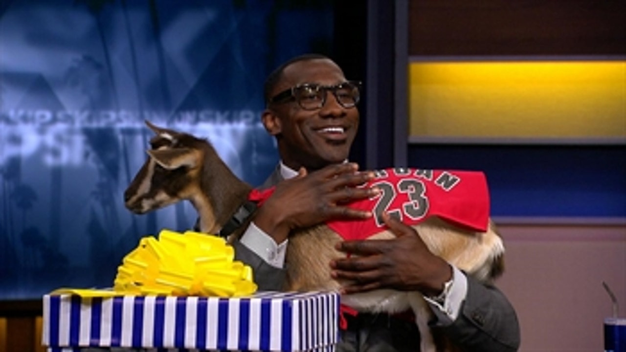 Skip Bayless surprises Shannon Sharpe for his 50th birthday