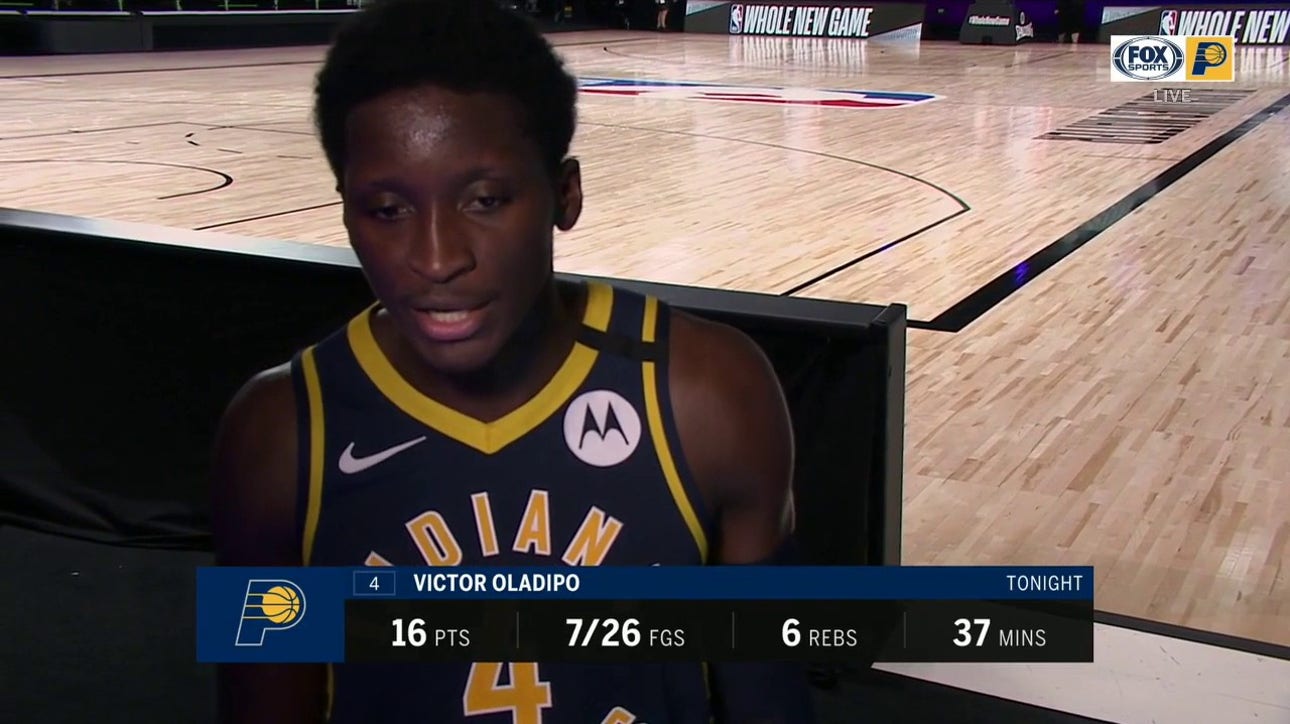 Oladipo on playoff matchup with Heat: 'We're looking forward to the opportunity'