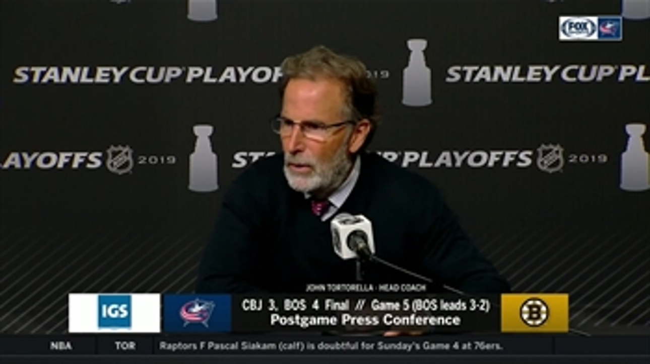 Tortorella: 'We'll be back here for Game 7'