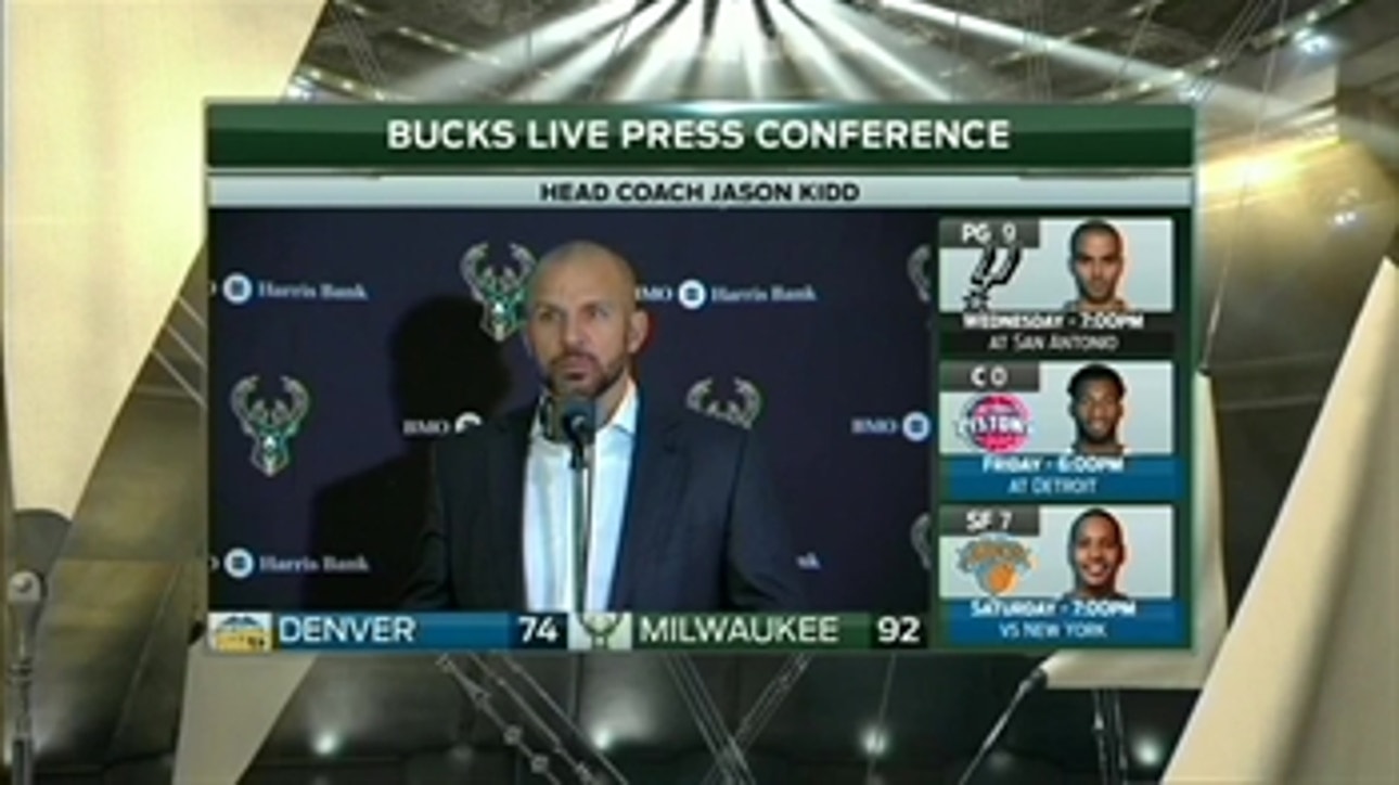 Kidd after win vs. Denver: Bucks 'are getting better'