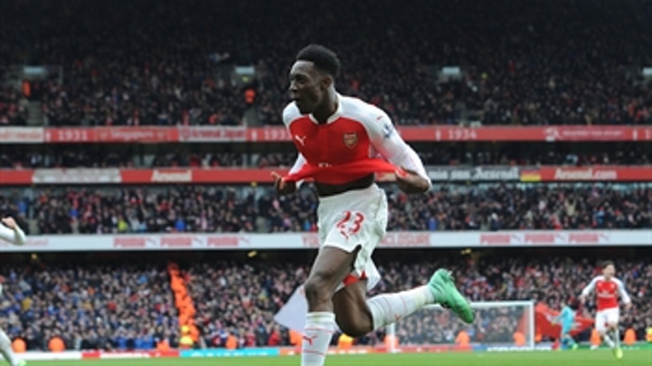 Danny Welbeck's goal gives Arsenal fan a hernia