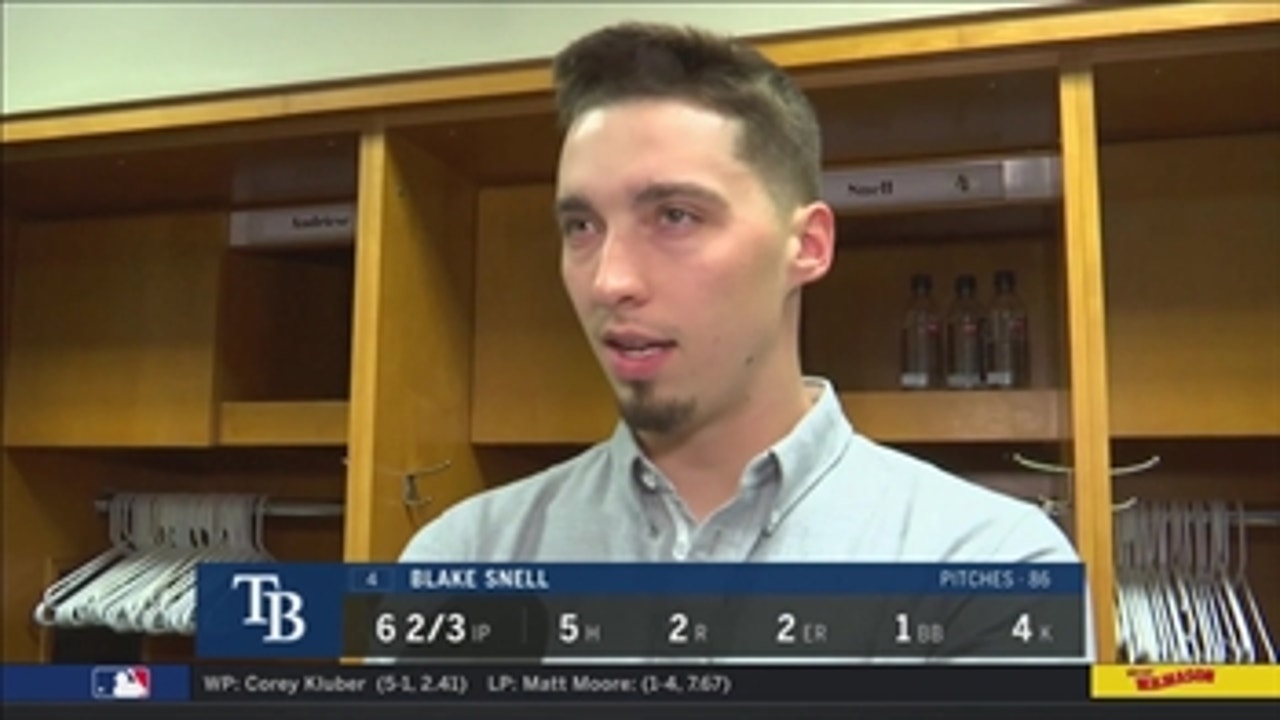 Blake Snell frustrated with his performance against Tigers