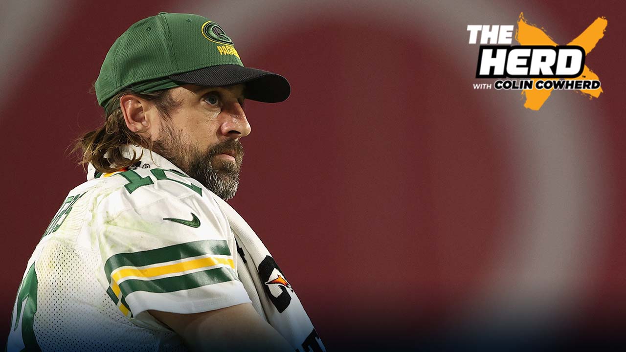 Colin Cowherd reacts to news that Aaron Rodgers is out on Sunday I THE HERD