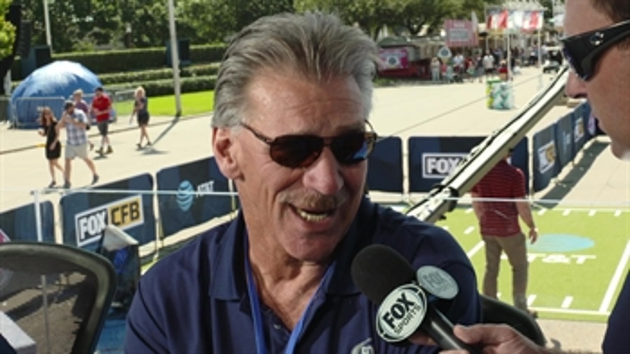 FOX College Football's Dave Wannstedt at the State Fair
