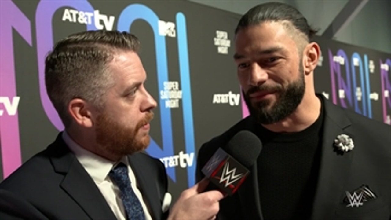 See what Roman Reigns had to say at Super Saturday Night in Miami