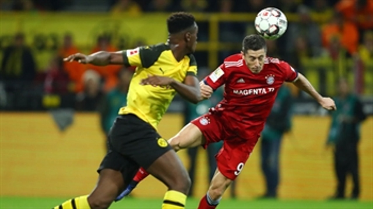 Robert Lewandowski puts Bayern Munich up 1-0 vs. Borussia Dortmund