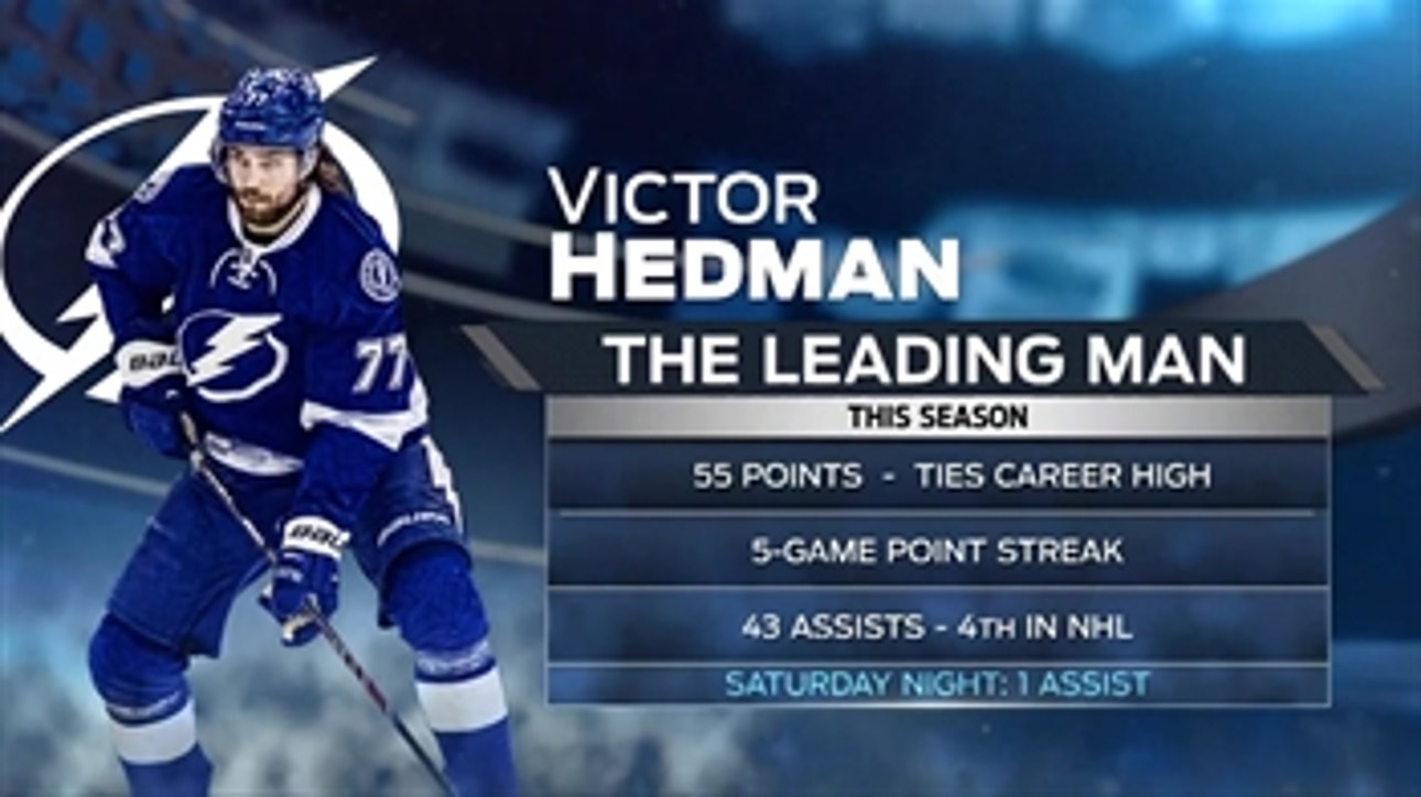 Victor Hedman's career year helping Lightning make late surge