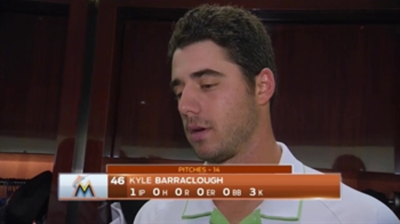 Kyle Barraclough: 'You just come in and get outs'