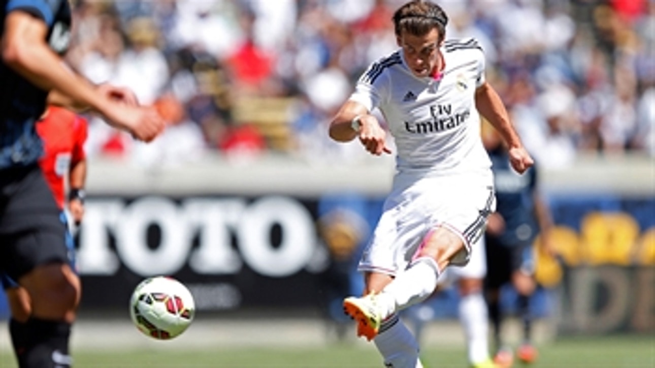 Bale reacts to Real Madrid's loss