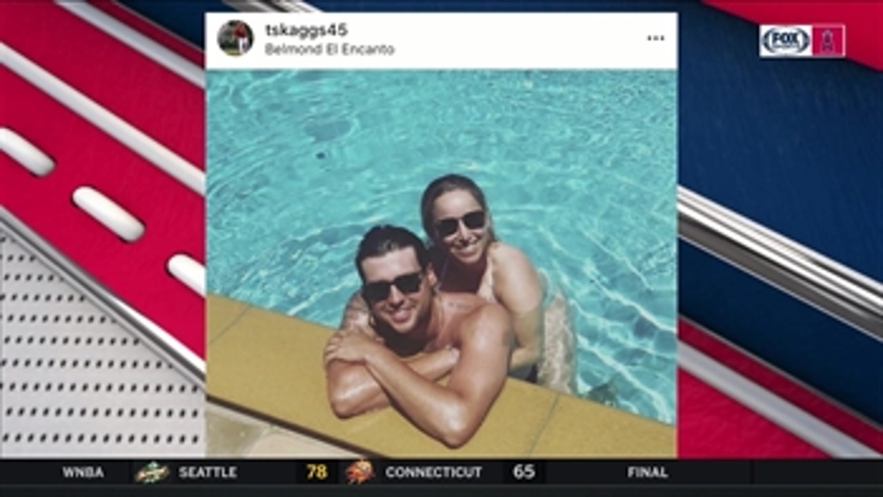 Angels players made the most of their time off from baseball