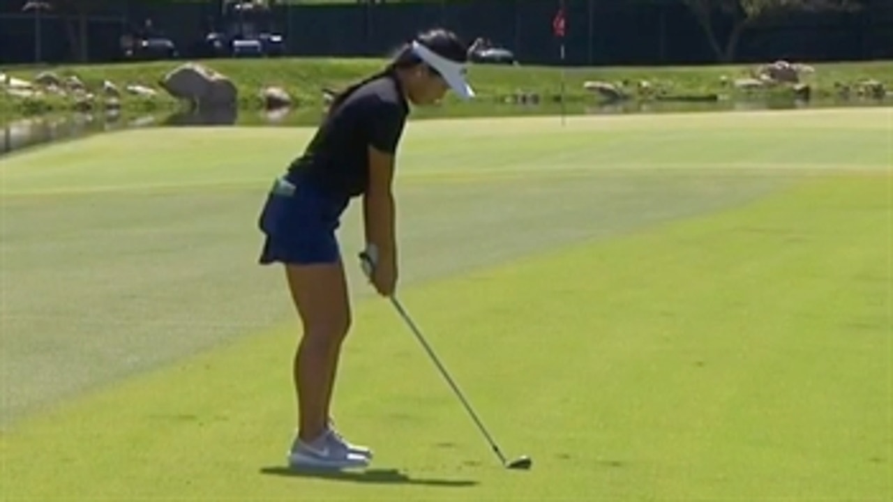 Lei Ye eagles the 33rd hole at the 2019 U.S. Girls' Junior