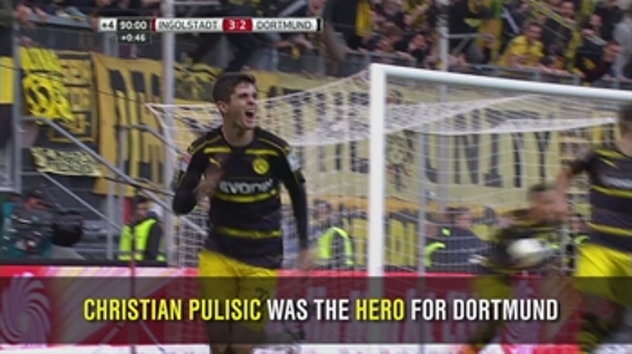 Christian Pulisic saves the day for Borussia Dortmund