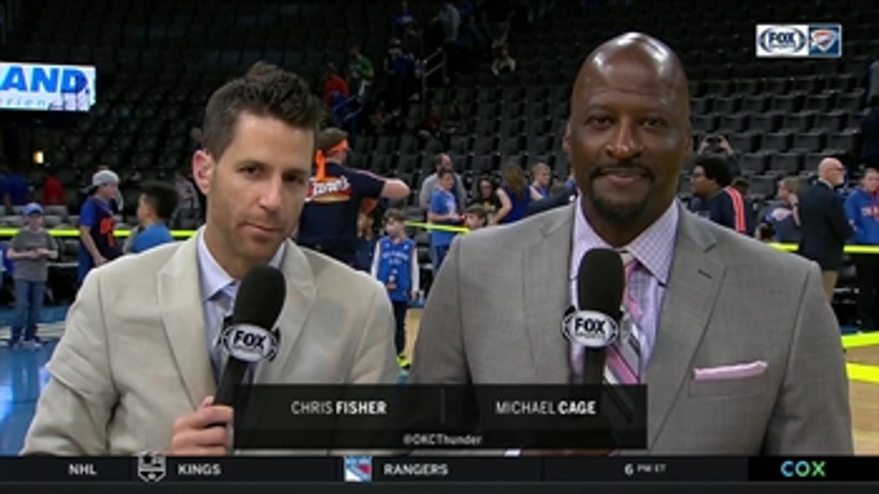 Fisher and Cage breakdown Thunder's close loss to the Celtics ' Thunder Live