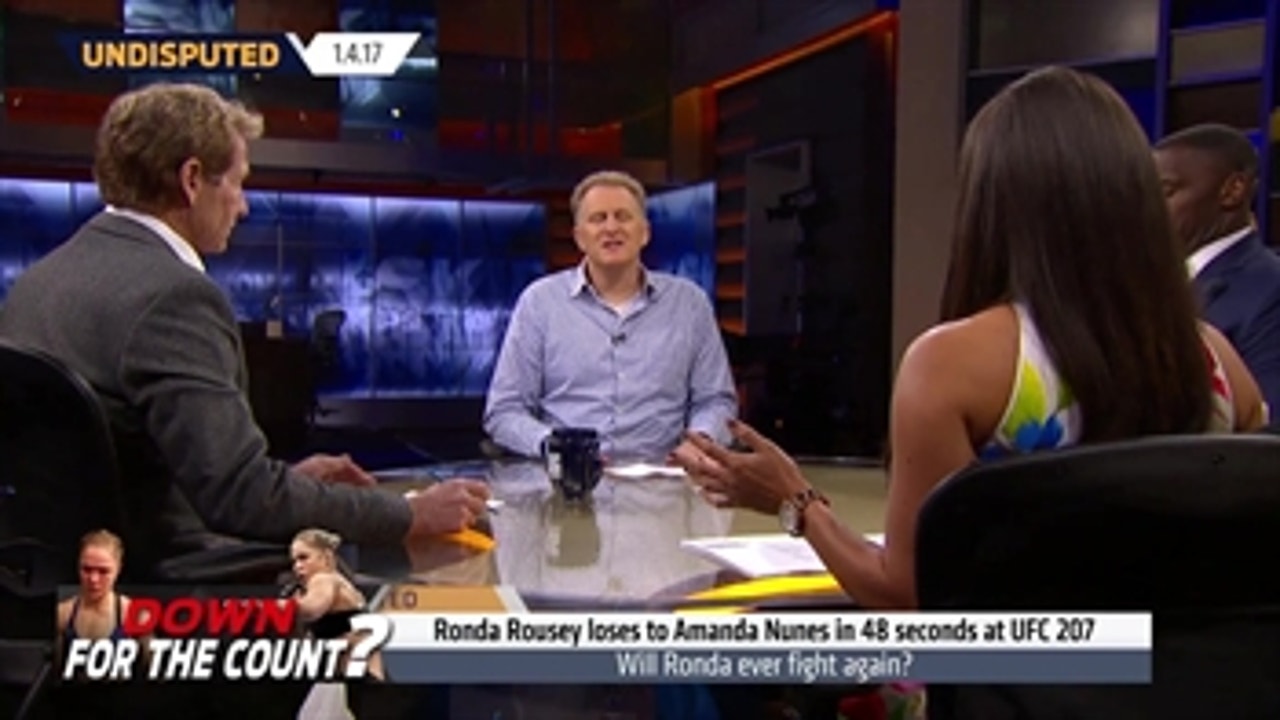 Michael Rapaport's reaction to Ronda Rousey's loss at UFC 207 ' UNDISPUTED