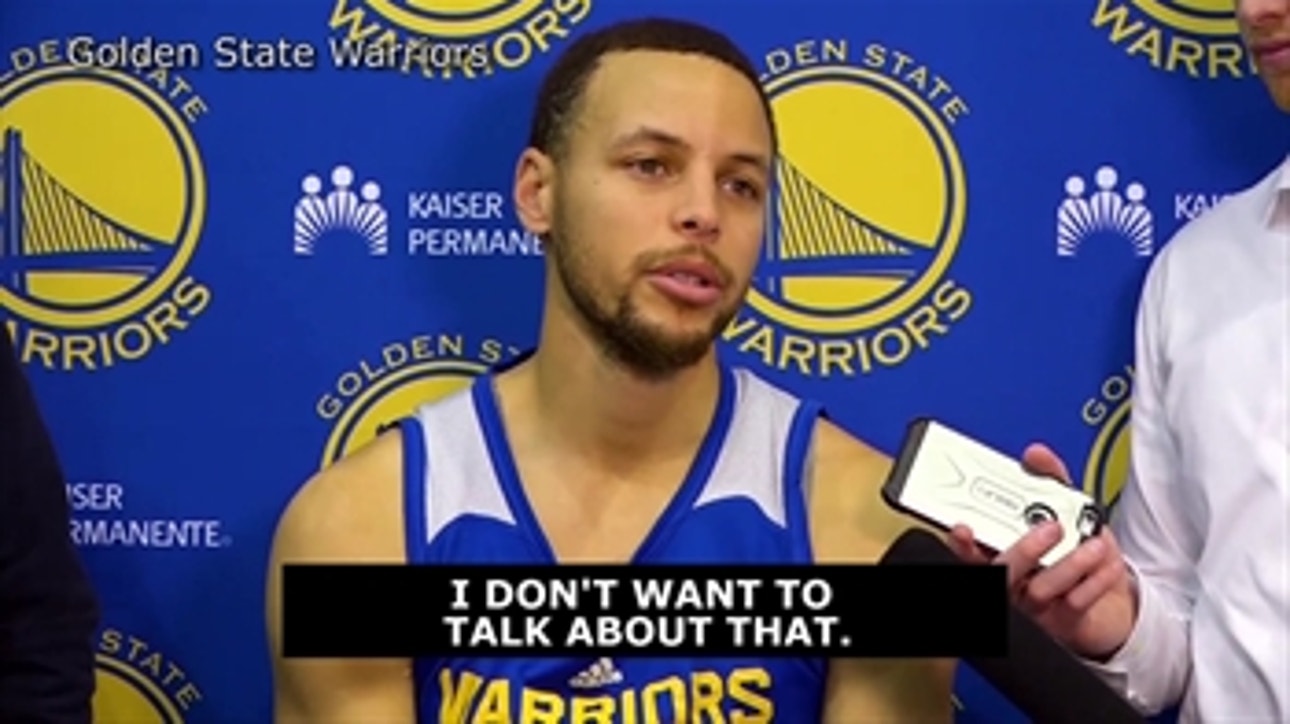 Curry dodges questions about LaVar and Lonzo Ball