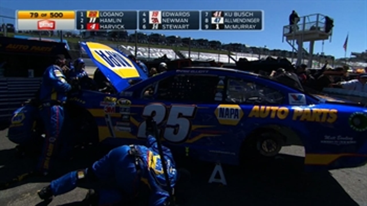 CUP: Chase Elliott to Garage in Debut - Martinsville 2015